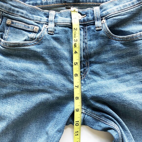 AMERICAN EAGLE Stretch 90s Straight Leg Jeans Womens 2 X-Long - Picture 10 of 11